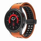 For Samsung Galaxy Watch5 Pro / Orange Black