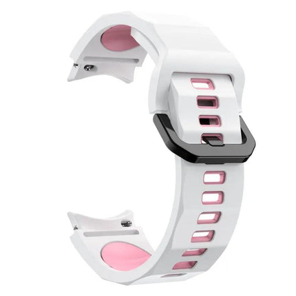 Two-Color Silicone Watch Band 20mm for Galaxy Watch5 Pro