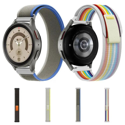 Universal Nylon Loop Watch Band Adjustable 20mm 22mm