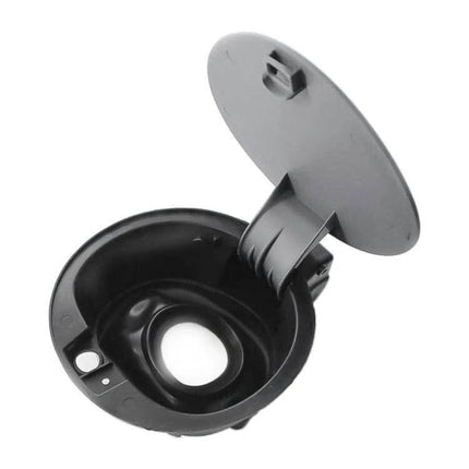 Fuel Tank Cap For Volkswagen Polo 2011-2019, Seals Tank And Prevents Leaks - black plastic fuel filler cap with hinged cover