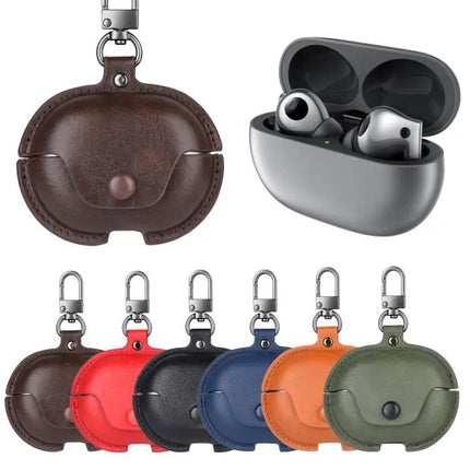 Protective Leather Case for Everyday Earbud Travel Needs