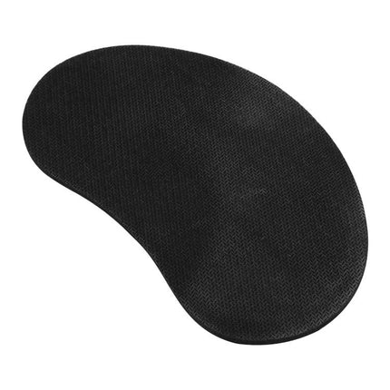 Memory Foam Wrist Guard for Everyday Mouse Support — black contoured memory foam wrist pad for ergonomic desk and gaming use