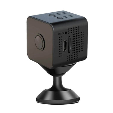 X1 Compact WiFi Camera for Home Security with Night Vision — compact cube camera on magnetic stand, motion detection and night-vision monitoring for apartments