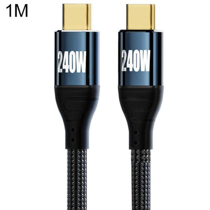 Durable Type-C Cable for Everyday Device Charging Needs - 1M braided 240W PD 3.1 E-Mark fast charging cable