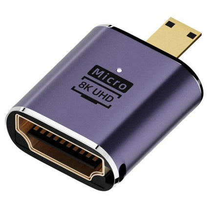 HDMI to Micro HDMI Adapter for Everyday Device Connections compact 8K UHD micro HDMI adapter for smartphones tablets and cameras