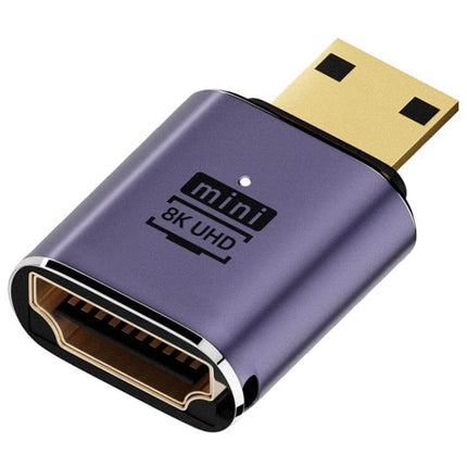 HDMI to Micro HDMI Adapter for Everyday Device Connections - compact 8K UHD mini HDMI to micro HDMI adapter for phones tablets cameras