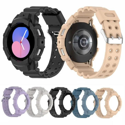 Armor Silicone Band With Case For Galaxy Watch 40/44mm