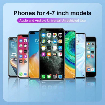 Multifunctional Car Sun Visor Mobile Phone Holder Green showing phones 4-7 inch compatible for navigation hands-free calls and mounting options
