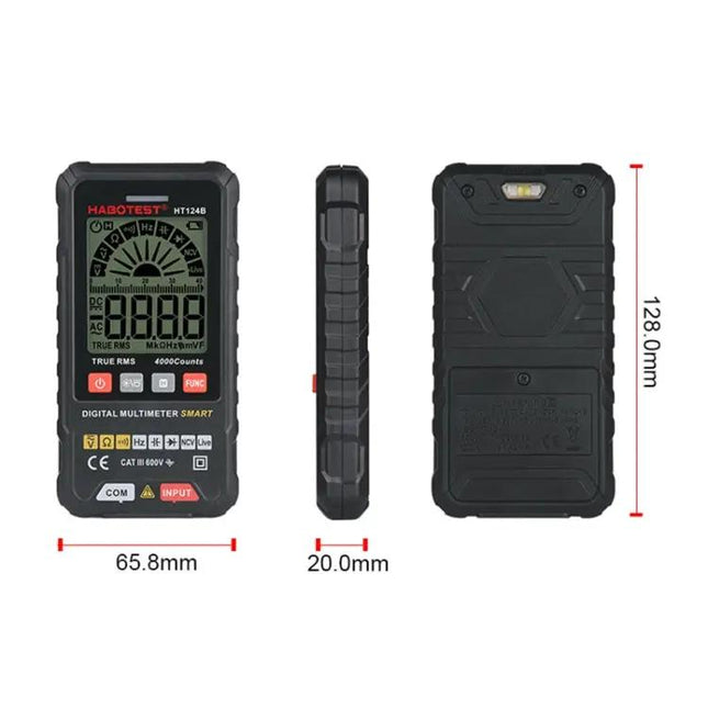 HABOTEST Mini Digital Multimeter for Basic Electrical Testing | Syndmart
