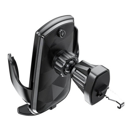 Smart Induction Car Phone Holder With Auto Clamp For Easy Use - 15W wireless charging auto-clamp car mount for hands-free driving