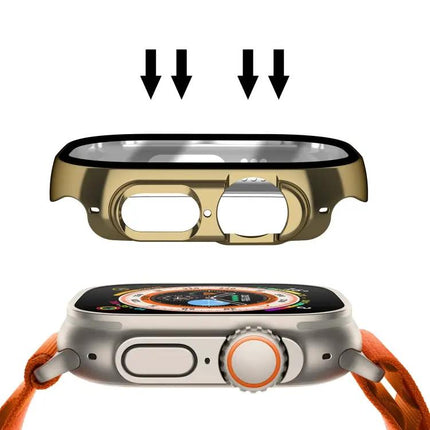 Apple Watch Ultra 49mm Tempered Glass Full Coverage Case