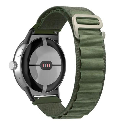 Nylon Loop Watch Band For Google Pixel Watch 41mm Black