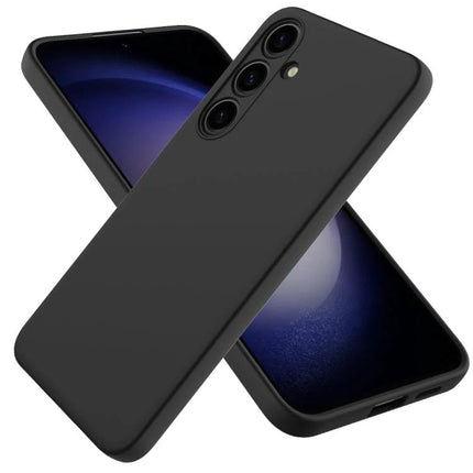Phone Case For Samsung Devices Silicone Protection For Daily Life - ultra-thin black silicone protective case for Samsung with slim, grippy design