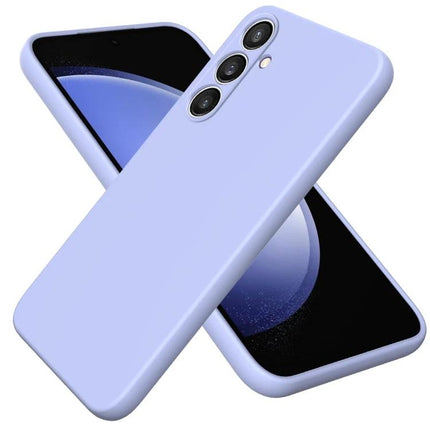 Phone Case For Samsung Devices Silicone Protection For Daily Life - slim lavender silicone protective case, lightweight grip, scratch and drop defense