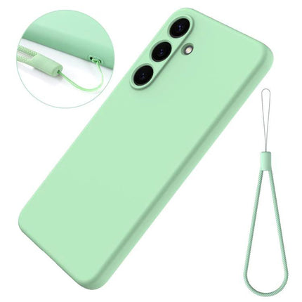 Samsung Silicone Phone Case for Everyday Protection in mint green slim lightweight silicone with wrist strap