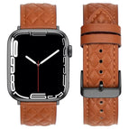For Apple Watch Series 8&7 45mm / SE 2&6&SE&5&4 44mm / 3&2&1 42mm / Brown