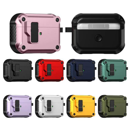 Eagle Protective Case for AirPods in Everyday Travel - rugged 360-degree shockproof metal clip case in multiple colors