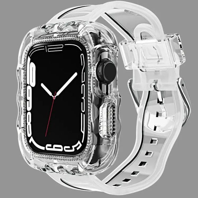 TPU Integrated Protective Case Watch Band For Apple Watch | Syndmart