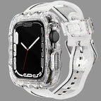 For Apple Watch Series 9&8&7 41mm/SE2025&SE 2&6&SE&5&4 40mm / Transparent Glitter