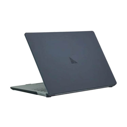 Protective Case for Microsoft Surface Laptop 13.5-Inch in Frosted Steel showing slim, textured cover protecting laptop during travel