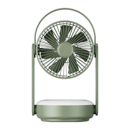 Rechargeable Portable USB Cooling Fan With LED Night Lamp