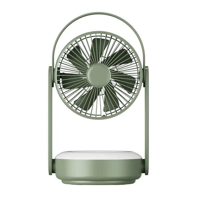 Rechargeable Portable USB Cooling Fan With LED Night Lamp