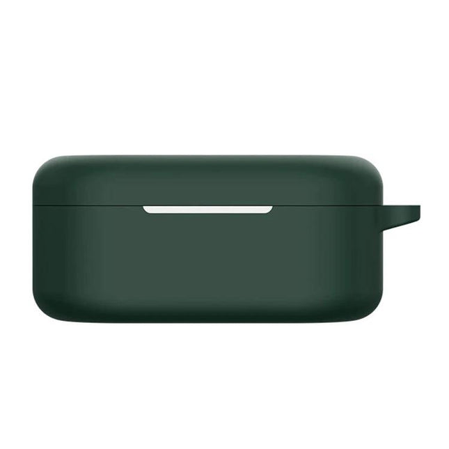 Silicone Protective Case for OnePlus Buds Ace on the Go — compact forest green silicone case with reserved charging port