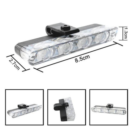 Car Grille LED Warning Lights 4in1 With Wireless Remote compact PS+ABS stick-on grille light for daytime visibility and roadside signaling
