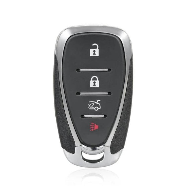 Replacement Key Shell for Chevrolet and Opel with 3 Buttons and Horn Button - black 3-button key shell with horn icon