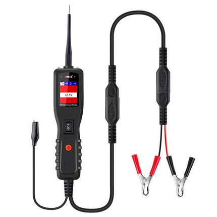 Ancel Tool for Routine Car Electrical Troubleshooting handheld circuit tester with display, probe and alligator clips for home garage diagnostics