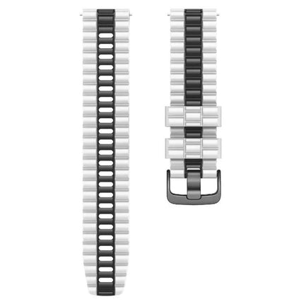 22mm Silicone Two-Tone Ocean Style Universal Watch Band