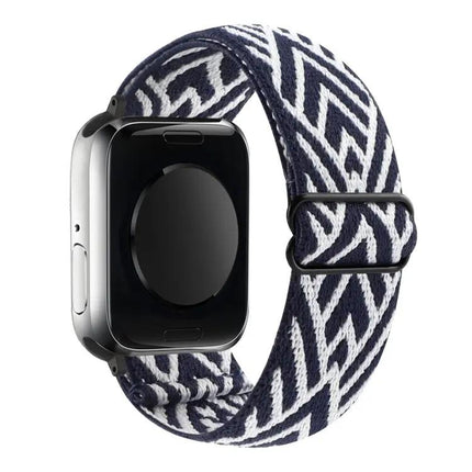 Ethnic Elastic Nylon Watch Band For Apple Watch 40-49mm