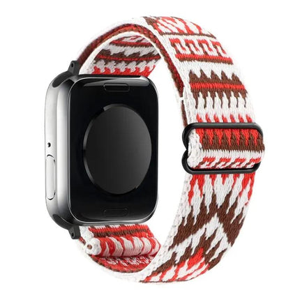 Ethnic Elastic Nylon Watch Band For Apple Watch 40-49mm