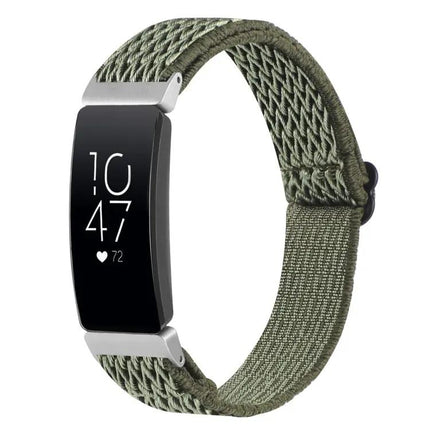Braided Nylon Watch Band Adjustable For Fitbit Charge 5