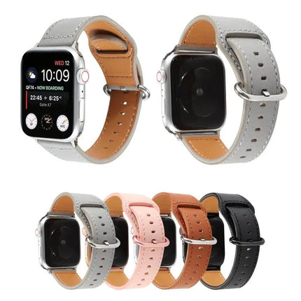Genuine Leather Apple Watch Band Color 38/40/42/44/45mm