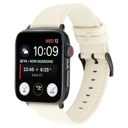 Leather Cowhide Texture Apple Watch Band 38/40/41/42/44/45mm
