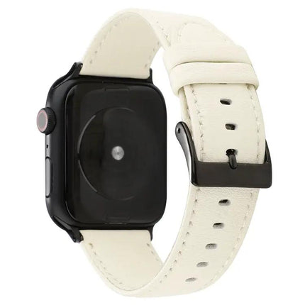 Leather Cowhide Texture Apple Watch Band 38/40/41/42/44/45mm