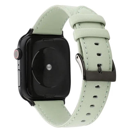 Leather Cowhide Texture Apple Watch Band 38/40/41/42/44/45mm
