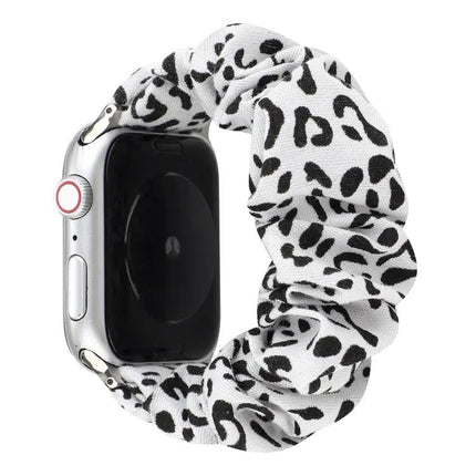 Cloth And Stainless Steel Loop Watch Band For Apple Watch