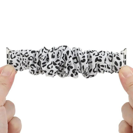 Cloth And Stainless Steel Loop Watch Band For Apple Watch