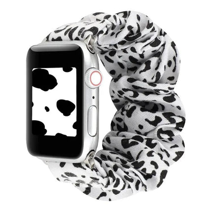 Cloth And Stainless Steel Loop Watch Band For Apple Watch