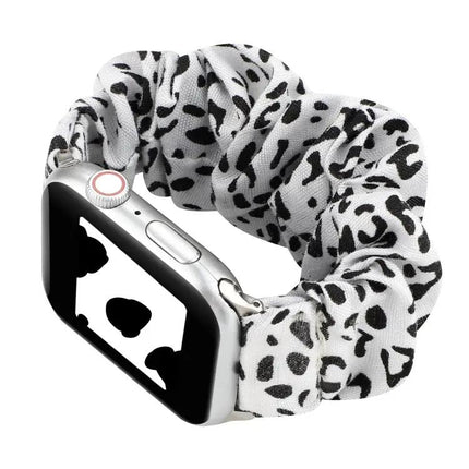 Cloth And Stainless Steel Loop Watch Band For Apple Watch