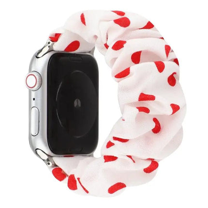 Cloth And Stainless Steel Loop Watch Band For Apple Watch