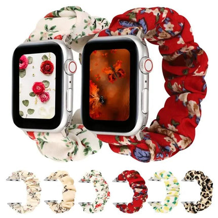 Cloth And Stainless Steel Loop Band For Apple Watch 38-49mm