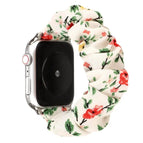 For Apple Watch Ultra 49mm / Series 8&7 45mm / SE 2&6&SE&5&4 44mm / 3&2&1 42mm / Red Floral