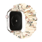 For Apple Watch Ultra 49mm / Series 8&7 45mm / SE 2&6&SE&5&4 44mm / 3&2&1 42mm / Floral 2