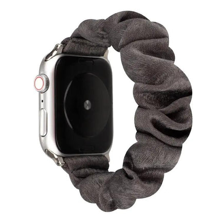 Cloth And Stainless Steel Loop Band For Apple Watch 38-45mm