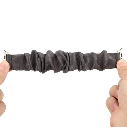 Cloth And Stainless Steel Loop Band For Apple Watch 38-45mm