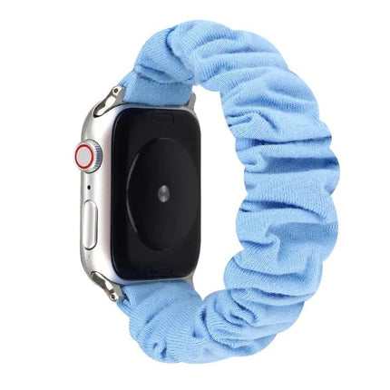 Cloth And Stainless Steel Loop Band For Apple Watch 38-45mm