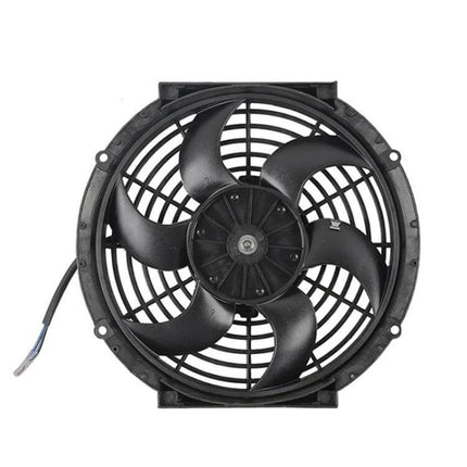 Car Transmission Oil Cooling Fan With Mounting Kit - round 5-blade electric fan for improved transmission cooling and easy installation